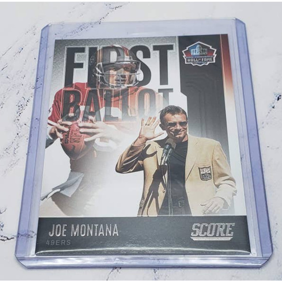2022 Panini Score Football First Ballot Joe Montana FB-JM San Francisco 49ers - Picture 3 of 4